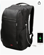 Mochila Kingsons Usb Resistente: Água E Material Cortante