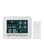 High precision electronic clock indoor and outdoor weather forecast temperature and humidity meter