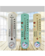 Indoor home use high accuracy sensor wall mounted temperature and humidity meter Color Random
