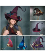Halloween Party Felt Witch Hats