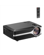 Z495 4-inch Single LCD Display Panel 800x400P Smart Projector with Remote Control Support AV / VGA / HDMI / USBX2 / TF Card /Audio