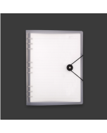 Transparent frosted PP soft-shell cover notebook, style: B5 Cornell core