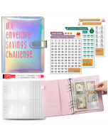 100 Day Couples Challenge Event A5 Loose-leaf Book Saving Money Cash Budget Planning Savings Book Notebook