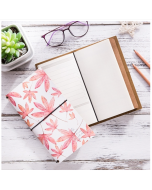 Creative stationery Leather handbook Handbook School office supplies Style random delivery