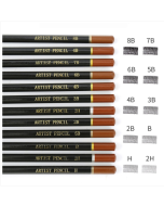 28 Pieces Set Sketch Drawing Pencil Set 2H-8B Pencils for Art Drawing