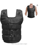 Tomshin Carregamento máximo 50kg ajustável peso colete jaqueta peso de exercício Oxford carregando pano de treinamento de força (vazio)