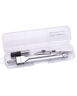 Stainless Steel Student Drawing Circle Gauge Math Geometry Tool Circle Stationery (Box Included)