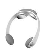 Cervical Massager TENS Microcurrent Pulse Hanging Neck Massager (White)