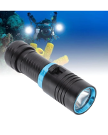 Flashlight, Waterproof Underwater Flashlight, IPX8 100M, Infinitely Dimmable L2 LED, 5000lm Diving Flashlight, Underwater Lights, for Deep Sea Underwater Cave, Flashlight Lights