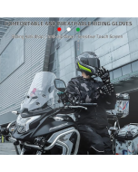 ERYUE Riding Gloves,Otocycling Gloves Rider Anti-Slip Anti-Fall Four Seasons Universal Breathable Touch Screen Gloves M, Green