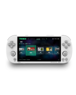HANHIBR Trimui Smart Pro 4.96Inch IPS Screen Handheld Game Console 128GB Open Source Pocket Console with Dual RGB Joystick Built-in 26 Simulators 12000 Games 5000mAh Battery Retro Video Games Console -