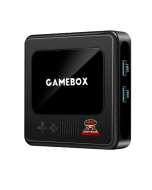 HANHIBR 32GB 128GB 20000 Games Emuelec 4.3 Retro TV Game Console MAME DC FC MD PS Game Box HD TV Game Player with Wireless Controllers - Black 128G