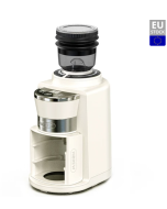 HiBREW G3A Coffee Grinder, 40mm Conical Burr, Air Blower, 31-gear Scale, Memory & Antistatic Function, Manual & Automatic, Visual Bean Storage Beige