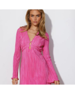 Glitter dress trumpet sleeve skirt