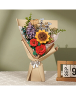 Robotime Rowood DIY Wooden Flower Bouquet Beautiful Hand-Make Gifts Eco-friend Materials 3D Wooden Puzzle for GirlFriends Decor