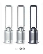 ROZI Tower Fan: Powerful Air Filtration, Negative Ion, 35W