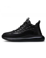 Casual Air Cushion Shoes for Men, Made of Cowhide