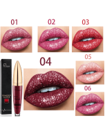 Waterproof Diamond Lip Gloss goes from Matte to Glitter