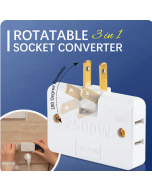 Top-selling 180 Rotatable Socket Converter with Triple Extension Plug