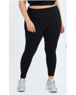 Black Fleece Leggings Seamless