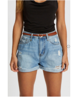 White Braid With Metal Tip Waist And Hip Belt