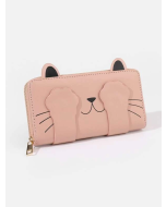 Cartoon Cat Design Long Wallet