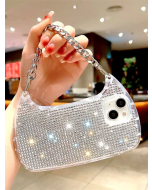 Rhinestone Decor Bag Design Phone Case