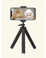 1pc Flexible Tripod Stand Design Phone Holder
