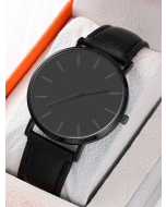 Classic and Elegant Men's Quartz Watch with Round Pointer