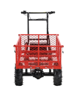 RedRock Wheelbarrow Utility Cart Electric Powered Cart 48V28Ah,500W ,Capacity 500lbs (230kg) ,Material Hauler ,1000lbs Towing