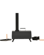 Pellet Pizza Oven: Outdoor Cooking with 11" Pizza Stone