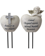 Grave Decorations: Angel and Cross Vases for Cemetery Remembrance