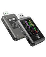 FNIRSI FNB48P USB Voltage Current Tester with Bluetooth, Fast Charge Detection, 4-24V Voltage, 6.5A High Current, 4 Function Curves, 5 Ports, Multiple Protocol Triggers, 1.77-inch TFT LCD Display