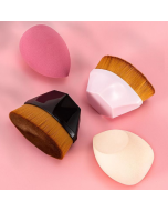 No. 55 magic foundation makeup brush set traceless concealer net red loose powder brush powder puff petal beauty tools box set