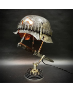 Combat Helmet Light Up Home Decor Table Lamp