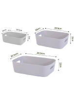 Square desktop storage box cosmetics drawer rectangular sorting box sundries snack storage basket kitchen storage basket