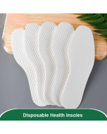 Disposable Breathable Insoles comfortable sweat absorbing Thin Barefoot Insoles wood pulp paper shoe pads
