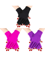 Art Skin Care Manicures Light Lamp Dryer Nylon Hand Protection Sunlight Anti UV Nail Gloves