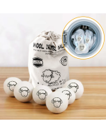 Custom Logo 100% New Zealand Wool Reusable Natural Fabric Wool Balls Reusable Softener Laundry Ball Home Washing Wool Dryer Ball