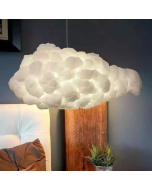 Creative Floating Clouds Chandeliers Bedroom Pendant Light Led Hanging Lamps White Diy Cloud Chandelier