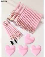4PCS Makeup Puff+24pcs makeup brush sets for face and eyes