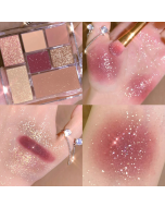 New Colours Launched Shimmering Transparent 7 Colour Eyeshadow Palette Earthy Pearlescent Matte Makeup Eyeshadow