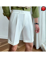 Gentleman elegant business casual shorts men shorts