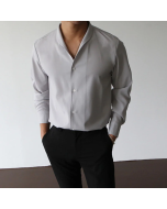 Gentlemans simple design casual vacation shirt