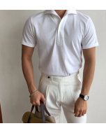 Gentlemen Classic Retro Plain Polo Shirt