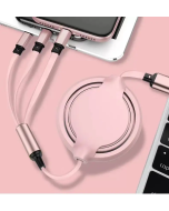 Retractable 3 in 1 charging cable 3 in 1 phone Charger cable