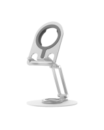 360 degree rotation Magsafe magnetic wireless charging phone stand for iPhone aluminum tablet stand