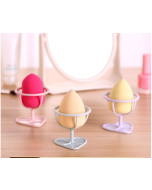 Wholesale beauty makeup sponge holder stand drying rack egg powder puff display stand