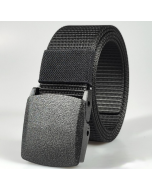 Smooth Buckle Nylon Tactical Belt Men's Outdoor Sports Labour Metal Free Canvas Military Training Belt