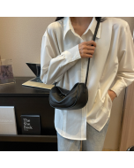 Premium texture popular hundred women's bag 2023 new niche net red fashion shoulder bag pure color Yangqi crossbody bag